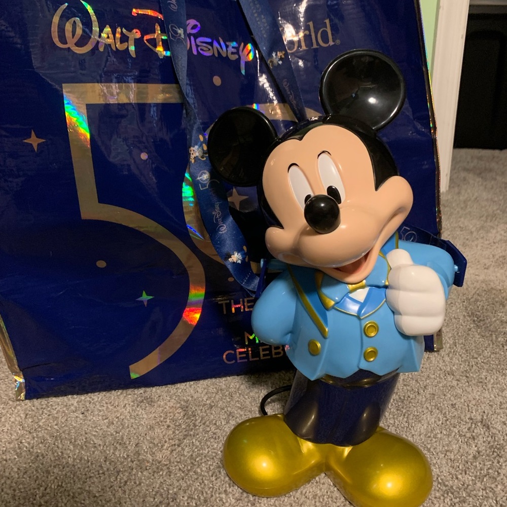 50th anniversary Mickey Mouse popcorn bucket